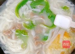 鸡蛋瘦肉汤河粉的做法图解8