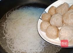 牛肉丸平菇米粉的做法图解4