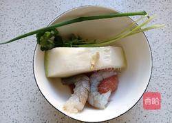 虾仁瘦肉冬瓜汤的做法图解2