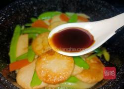 荷兰豆墨鱼饼的做法图解8