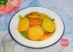 荷兰豆墨鱼饼的做法图解11