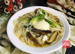 香菇荷包蛋汤面的做法图解11