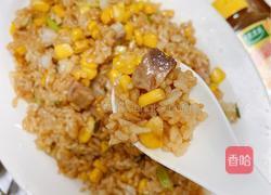 玉米烤肠炒饭的做法图解11