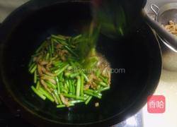 蒜苔炒里脊的做法图解9