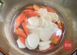 豌豆尖炒年糕的做法图解4