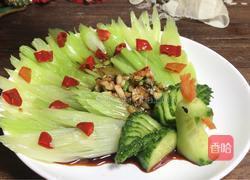 西芹孔雀开屏的做法图解12