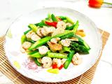 味美虾仁炒芦笋