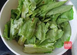 清炒油麦菜的做法图解7