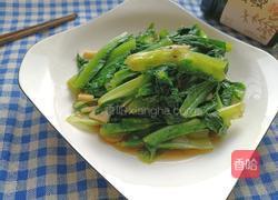 清炒油麦菜的做法图解10