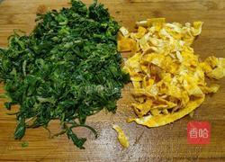 蒜泥蛋皮拌荠菜的做法图解7
