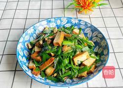 韭菜炒豆干的做法图解5