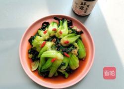 鲜露黄豆酱炒青菜的做法图解8