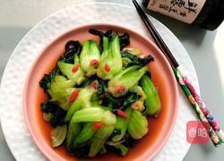 鲜露黄豆酱炒青菜的做法图解9