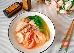 鲜虾鱼肉面的做法图解8
