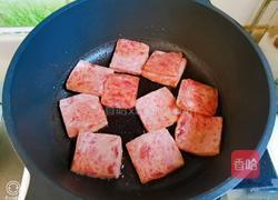 香煎午餐肉（奥莱奥特级初榨橄榄油）的做法图解4