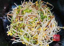 豆芽菜炒鸭肉的做法图解6