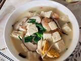 虾仁豆腐汤(三鲜汤)