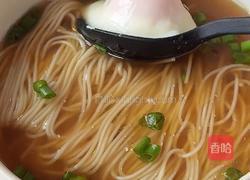 ✨简单易做又鲜嫩美味的糖心蛋清汤面✨的做法图解6