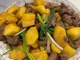 菠萝炒牛肉