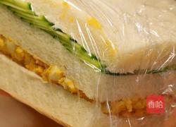 黄瓜鸡蛋酱三明治的做法图解7