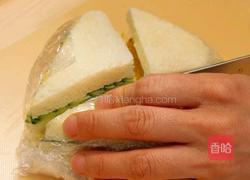黄瓜鸡蛋酱三明治的做法图解8