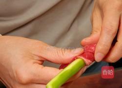 芦笋牛肉卷的做法图解3