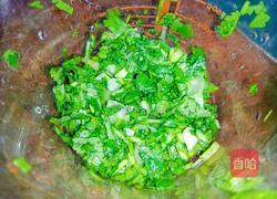 香菜葱花煎蛋的做法图解4