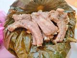 荷叶蒸莲子排骨的做法[图]
