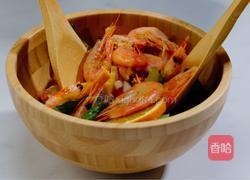 酸橘生腌加拿大北极虾的做法图解7