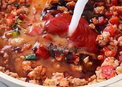 番茄肉末刀削面的做法图解5