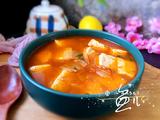 辣白菜豆腐汤