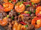  牛肉虾仁豆腐煲的做法[图]