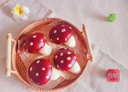 蘑菇豆沙包的做法图解5