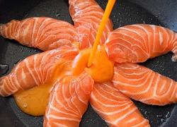 芝士三文鱼饼