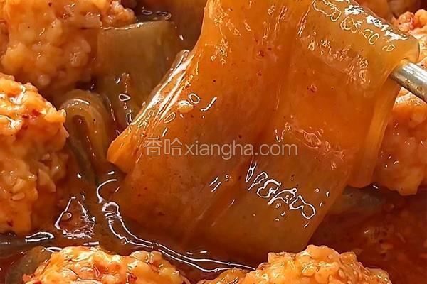 麻酱虾滑宽粉