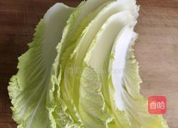 白菜炖豆腐的做法图解1