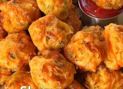 黑松露土豆虾肉球
