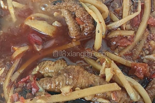 哈尼秘制酸笋鸡脚