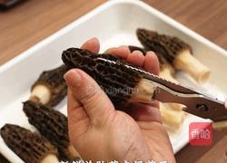 羊肚菌酿虾滑的做法图解1