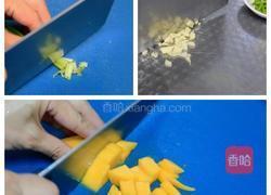 加拿大北极虾生虾拌水果茶凉粉的做法图解2