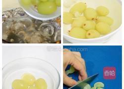 加拿大北极虾生虾拌水果茶凉粉的做法图解3