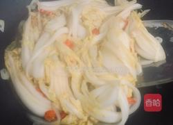 锅边醋香娃娃菜的做法图解6