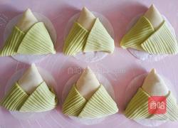 肉松芝麻粽子包的做法图解10