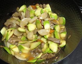 扇贝丁茭瓜肉片[图]