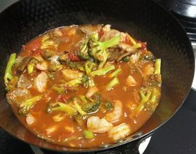 西兰花🥦🦐仁肉片[图]