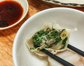 香菜馅的饺子[图]