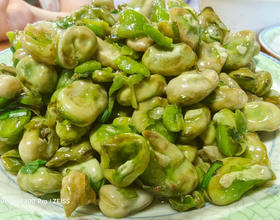 炒蚕豆[图]
