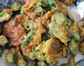 早餐 秋葵煎蛋 羊排 牛奶燕麦[图]