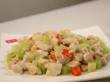 青笋炒鸡丁