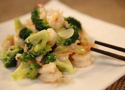 西兰花炒虾仁